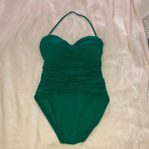 La Blanca Ruched One Piece Swimsuit